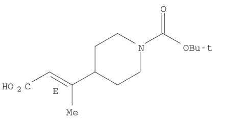 (E)-3-(1-(tert-butoxycarbonyl)piperidin-4-yl)but-2-enoic acid